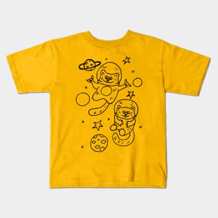 Cats in space Kids T-Shirt